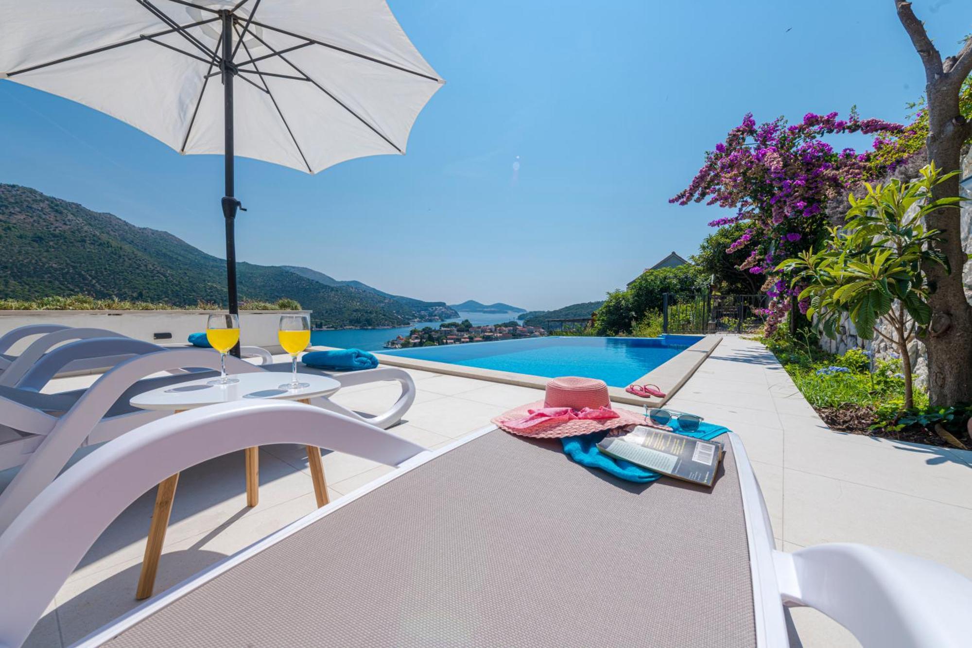 Mardia- Sea View Infinity Pool Built 2023 * Zaton (Dubrovnik-Neretva)